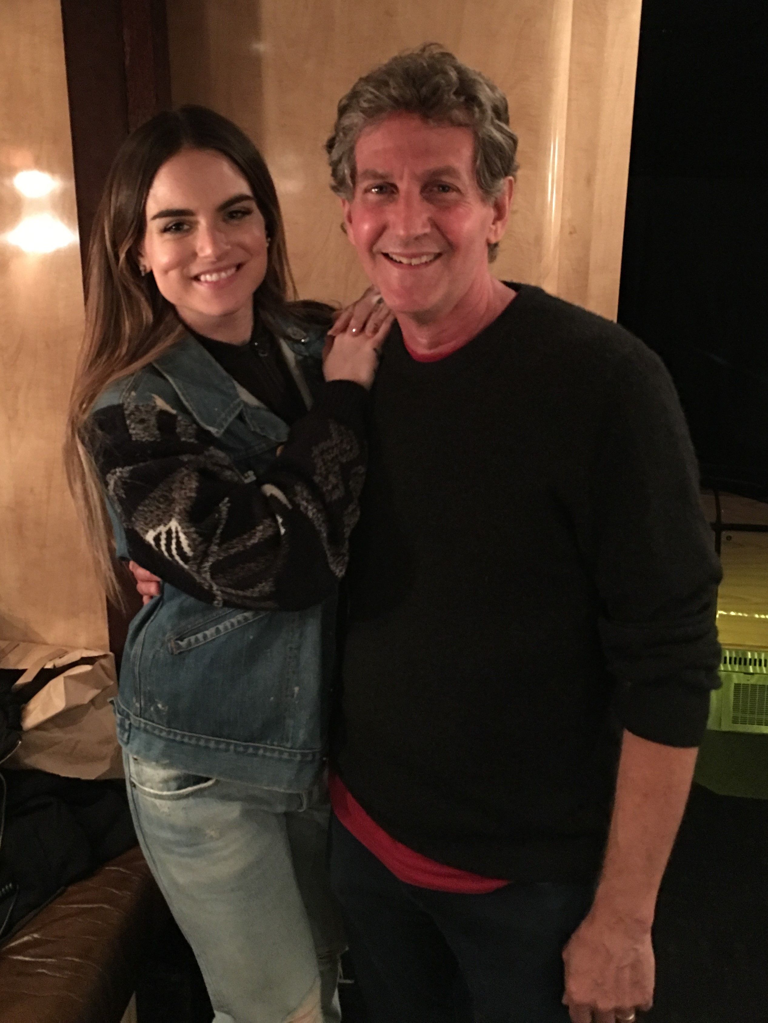 Tim Coons with JoJo of Atlantic Records.