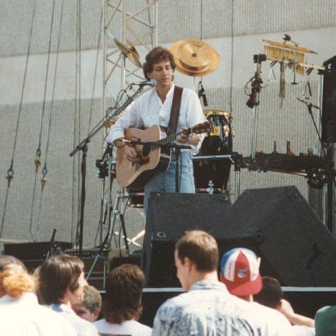 Tim Coons opening for Joe Walsh of the Eagles in downtown Orlando 1981.